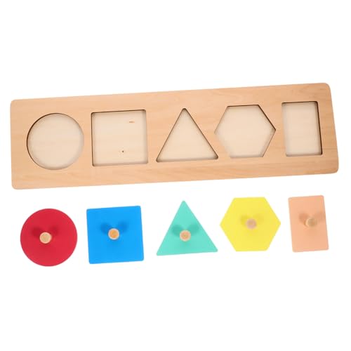 Gatuida Montessori Holzspielzeug Geometrisches Puzzle für Kleinkinder Ab Jahr Form Farberkennung Lernspielzeug zur Frühen Kognitiven und Eltern Junge Mädchen interaktion Gatuida Montessori Holzspielzeug Geometrisches Puzzle für Kleinkinder Ab Jahr Form Farberkennung Lernspielzeug zur Frühen Kognitiven und Eltern Junge Mädchen interaktion von Gatuida