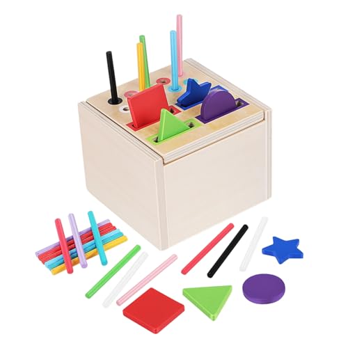 Gatuida Montessori Holzspielzeug Sortierspiel für Junge Mädchen mit Bunten Farben und Interaktivem Münzschlitz Sicher Glatte Oberfläche Motorische und Frühkindliche Entwicklung Gatuida Montessori Holzspielzeug Sortierspiel für Junge Mädchen mit Bunten Farben und Interaktivem Münzschlitz Sicher Glatte Oberfläche Motorische und Frühkindliche Entwicklung von Gatuida