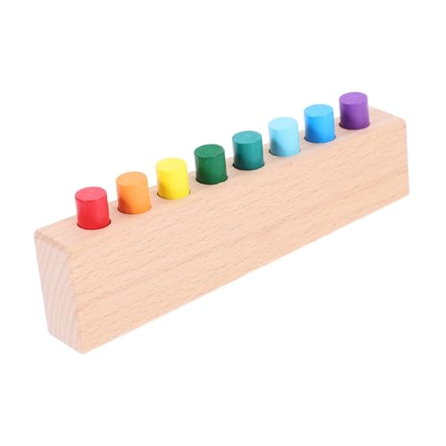 Gatuida Montessori Holzspielzeug für Kleinkinder Motorisches Lernspielzeug mit Farbigen Zylindern Robustes Steckpuzzle zur Farb und Formerkennung Fördert Hand Auge Koordination und Gatuida Montessori Holzspielzeug für Kleinkinder Motorisches Lernspielzeug mit Farbigen Zylindern Robustes Steckpuzzle zur Farb und Formerkennung Fördert Hand Auge Koordination und von Gatuida