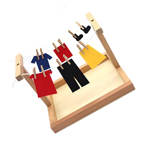 Gatuida Montessori Kleiderbügel Lernspielzeug Bunte Holz wäscheleine mit Glatten Kanten Sicher und Kompakt Fördert Motorische Fähigkeiten und Eltern Junge Mädchen bindung Geeignet für Gatuida Montessori Kleiderbügel Lernspielzeug Bunte Holz wäscheleine mit Glatten Kanten Sicher und Kompakt Fördert Motorische Fähigkeiten und Eltern Junge Mädchen bindung Geeignet für von Gatuida