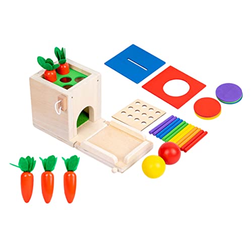 Gatuida Montessori Multifunktionales Sensory Toy Bunte Holzbausteine Farbige Steckbox Lernspielzeug Farberkennung und Feinmotorik für Jungen und Mädchen Gatuida Montessori Multifunktionales Sensory Toy Bunte Holzbausteine Farbige Steckbox Lernspielzeug Farberkennung und Feinmotorik für Jungen und Mädchen von Gatuida