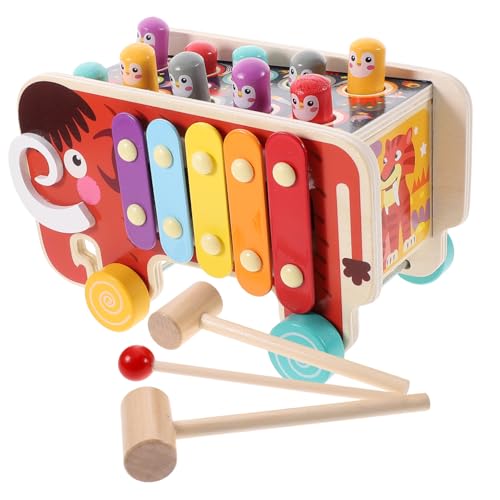 Gatuida Motorikspielzeug Holz Hammerspielzeug für Eltern Junge Mädchen interaktion Lernspielzeug aus Natürlichem Holz Hand Augen koordination und Feinmotorik Ab Jahr Gatuida Motorikspielzeug Holz Hammerspielzeug für Eltern Junge Mädchen interaktion Lernspielzeug aus Natürlichem Holz Hand Augen koordination und Feinmotorik Ab Jahr von Gatuida