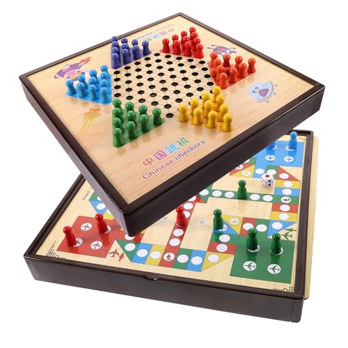 Gatuida Multifunktionales Schachspiel Erwachsene Lernspielzeug Party Spielbrett mit Pädagogischem Denkspiel und Interaktiven Spieloptionen Zufälliger Stil Gatuida Multifunktionales Schachspiel Erwachsene Lernspielzeug Party Spielbrett mit Pädagogischem Denkspiel und Interaktiven Spieloptionen Zufälliger Stil von Gatuida