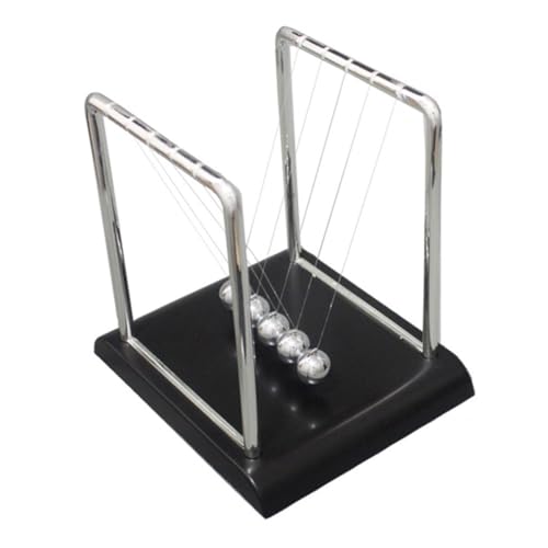 Gatuida Newton Metall Balance Ball Kinetisches Schreibtischspielzeug Wissenschaftliche Dekoration für Büro und Zuhause Beruhigendes Stressabbau Ornament Kreatives für Kollegen und Familie Gatuida Newton Metall Balance Ball Kinetisches Schreibtischspielzeug Wissenschaftliche Dekoration für Büro und Zuhause Beruhigendes Stressabbau Ornament Kreatives für Kollegen und Familie von Gatuida