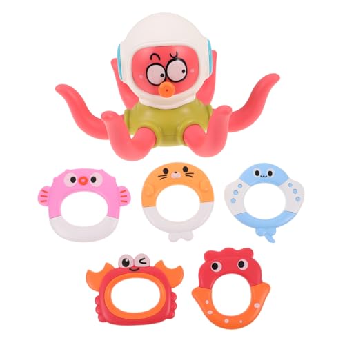 Gatuida Octopus Bade Schwimmendem Ringwurfspiel Interaktives Wasser-Spiel für Pool und Badewanne Tragbar Hautfreundlich für Junge Mädchen und Kleinkinder Indoor und Outdoor Gatuida Octopus Bade Schwimmendem Ringwurfspiel Interaktives Wasser-Spiel für Pool und Badewanne Tragbar Hautfreundlich für Junge Mädchen und Kleinkinder Indoor und Outdoor von Gatuida
