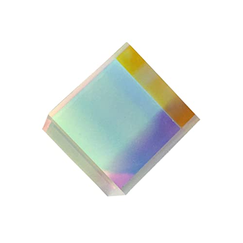 Gatuida Optisches RGB X CUBE Prisma 20x20x20mm Dispersion Cube Für Physikunterricht Kunst Und Dekoration Ideal Für Spektroskopische Experimente Und Kreative Projekte von Gatuida