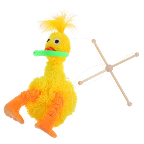 Gatuida Plüsch Ente Marionette Interaktive Ziehschnur Steuerung Weiches Kuscheltier Für Deko Lifelike Stofftier Gatuida Plüsch Ente Marionette Interaktive Ziehschnur Steuerung Weiches Kuscheltier Für Deko Lifelike Stofftier von Gatuida