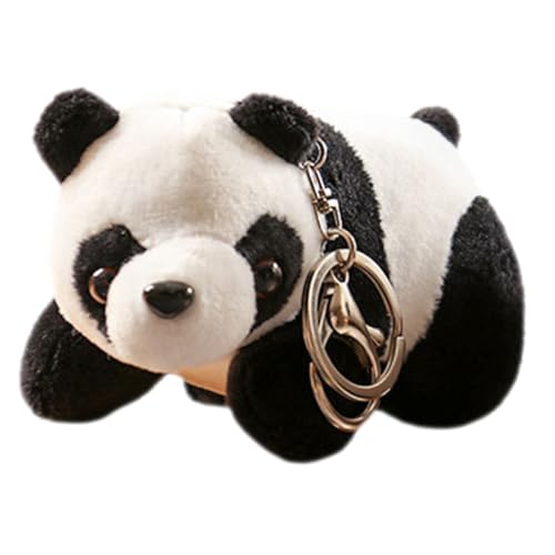 Gatuida Plüsch Panda Schlüsselanhänger Süßer Rucksackanhänger Kuscheltier Anhänger Für Taschen Und Geldbörsen Perfektes Für Panda Liebhaber von Gatuida