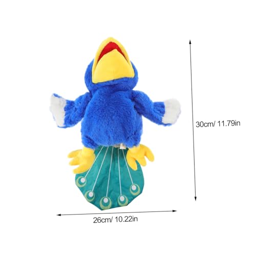Gatuida Plüsch Pfau Handpuppe Interaktive Handpuppe für Eltern Junge Mädchen Spiel Frühpädagogisch Weiches Stofftier zum Geschichtenerzählen und Rollenspiel Gatuida Plüsch Pfau Handpuppe Interaktive Handpuppe für Eltern Junge Mädchen Spiel Frühpädagogisch Weiches Stofftier zum Geschichtenerzählen und Rollenspiel von Gatuida