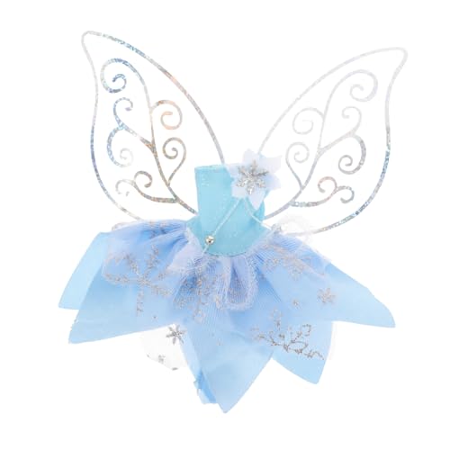Gatuida Puppe Feenkleid mit Schmetterlingsflügeln Blau Einzigartiges Design Detailreiche Verarbeitung Puppenkostüm Zubehör für Geburtstags und Halloween Party Geeignet für Kleine Mädchen Gatuida Puppe Feenkleid mit Schmetterlingsflügeln Blau Einzigartiges Design Detailreiche Verarbeitung Puppenkostüm Zubehör für Geburtstags und Halloween Party Geeignet für Kleine Mädchen von Gatuida