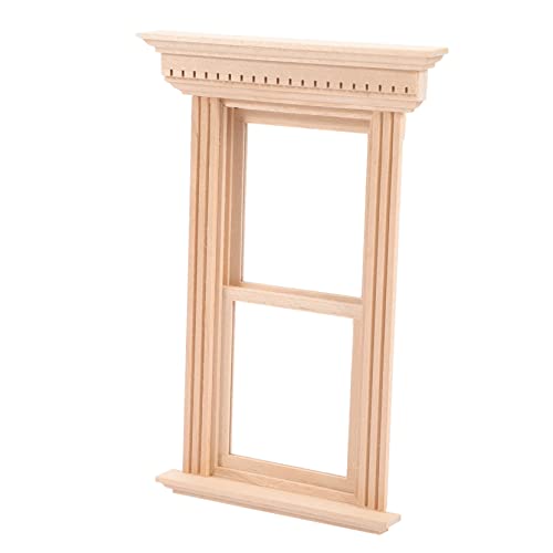 Gatuida Puppenhaus Miniatur Fenster Modell Schiebefenster mit Klarglas Puppenhaus Zubehör für Mini Möbel Dekoration Gatuida Puppenhaus Miniatur Fenster Modell Schiebefenster mit Klarglas Puppenhaus Zubehör für Mini Möbel Dekoration von Gatuida