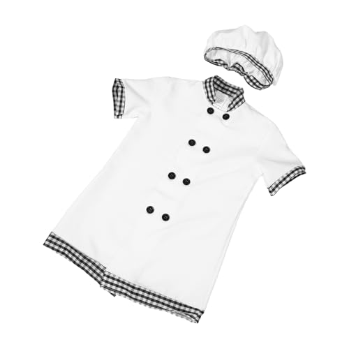 Gatuida Rollenspiel Outfit Set mit Kochmütze und Schürze für Halloween Bühnenaufführungen und Fantasievolles Spiel und Pflegeleicht Design für Verschiedene Altersgruppen Gatuida Rollenspiel Outfit Set mit Kochmütze und Schürze für Halloween Bühnenaufführungen und Fantasievolles Spiel und Pflegeleicht Design für Verschiedene Altersgruppen von Gatuida