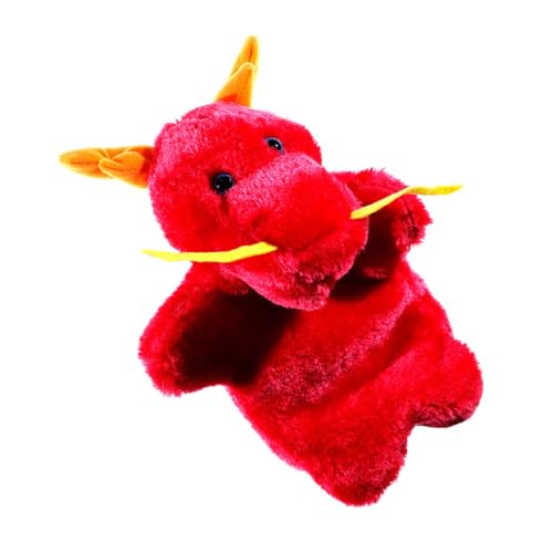Gatuida Rotes Plüsch Drachen Handpuppe Kuscheltier für Rollenspiele Interaktives Erzählspielzeug Weiche Tier Handpuppe für Motorik und Kommunikation Gatuida Rotes Plüsch Drachen Handpuppe Kuscheltier für Rollenspiele Interaktives Erzählspielzeug Weiche Tier Handpuppe für Motorik und Kommunikation von Gatuida