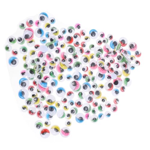 Gatuida Selbstklebende Bewegliche Augenaufkleber Bunte Kunststoff Wackelaugen mit Wimpern Langlebig für DIY Puppen Basteln Möbel und Haushaltsdekoration Kinderfreundlich Kreativ und Gatuida Selbstklebende Bewegliche Augenaufkleber Bunte Kunststoff Wackelaugen mit Wimpern Langlebig für DIY Puppen Basteln Möbel und Haushaltsdekoration Kinderfreundlich Kreativ und von Gatuida