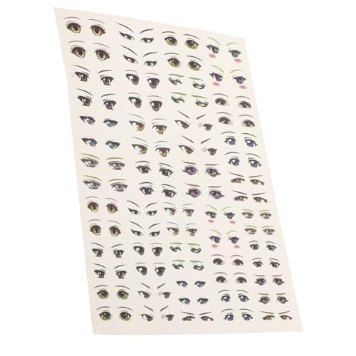 Gatuida Selbstklebende Cartoon Augenaufkleber Bogen Bunte Wasserabziehbilder für DIY Figuren Basteln Verschiedene Formen für Lebendige Clay Puppen und Animationsfiguren Gatuida Selbstklebende Cartoon Augenaufkleber Bogen Bunte Wasserabziehbilder für DIY Figuren Basteln Verschiedene Formen für Lebendige Clay Puppen und Animationsfiguren von Gatuida