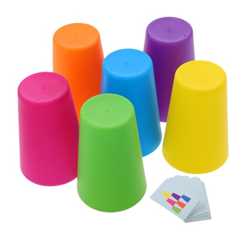 Gatuida Stapelbecher spielset für Interaktives Outdoor Spiel Konzentration und Geschicklichkeit Eltern Junge Mädchen bindung mit Bechern und Karten für Spaßige Wettkämpfe Gatuida Stapelbecher spielset für Interaktives Outdoor Spiel Konzentration und Geschicklichkeit Eltern Junge Mädchen bindung mit Bechern und Karten für Spaßige Wettkämpfe von Gatuida