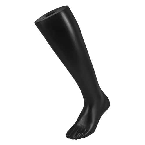 Gatuida Strumpffußform Socken Fußmodell Socken Verkaufsdisplay Socken Verkaufsmodell Socken Halter Präsentationsform für weibliche Fußsocken Schaufensterpuppenfüße für Socken Plastik Black von Gatuida