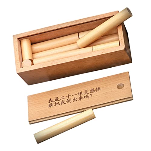Gatuida Teiliger Holz Logikpuzzle Sticksatz Gehirntrainer für Erwachsene Iq Test Puzzle Sicher Verarbeitet Fördert Problemlösung und Intelligenzentwicklung Gatuida Teiliger Holz Logikpuzzle Sticksatz Gehirntrainer für Erwachsene Iq Test Puzzle Sicher Verarbeitet Fördert Problemlösung und Intelligenzentwicklung von Gatuida