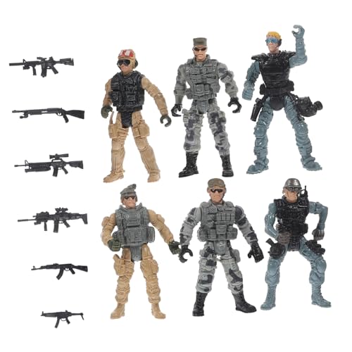 Gatuida Teiliges Mini Soldaten Figuren aus Langlebigem Kunststoff Detailreiche Miniatur Soldatenmodelle für Sandtisch Dekoration und Sammlung Realistische Militärfiguren als für Jungen Gatuida Teiliges Mini Soldaten Figuren aus Langlebigem Kunststoff Detailreiche Miniatur Soldatenmodelle für Sandtisch Dekoration und Sammlung Realistische Militärfiguren als für Jungen von Gatuida