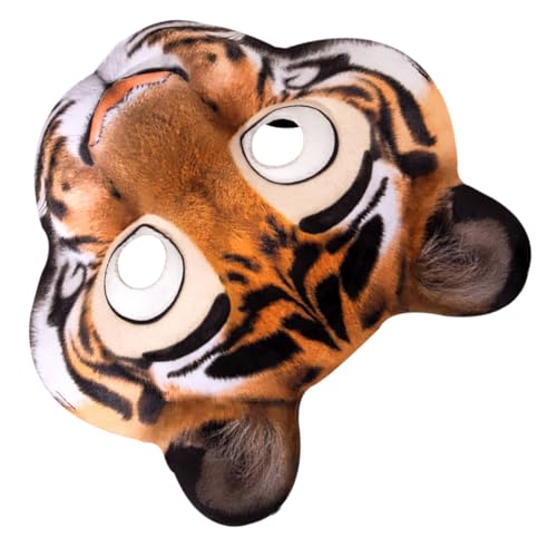 Gatuida Tiger Halbgesichtsmaske aus Leichtem EVA für Kostüm und Karnevalpartys Elastischer Riemen für Sicheren Sitz Atmungsaktiv und Angenehm zu Tragen für Halloween und Maskenbälle Gatuida Tiger Halbgesichtsmaske aus Leichtem EVA für Kostüm und Karnevalpartys Elastischer Riemen für Sicheren Sitz Atmungsaktiv und Angenehm zu Tragen für Halloween und Maskenbälle von Gatuida