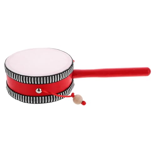 Gatuida Traditionelle Chinesische Handrassel Trommel Shaking Toys aus Sicherer Burrfreier Percussion für Kindergarten zur Musikförderung und Rhythmusentwicklung Gatuida Traditionelle Chinesische Handrassel Trommel Shaking Toys aus Sicherer Burrfreier Percussion für Kindergarten zur Musikförderung und Rhythmusentwicklung von Gatuida
