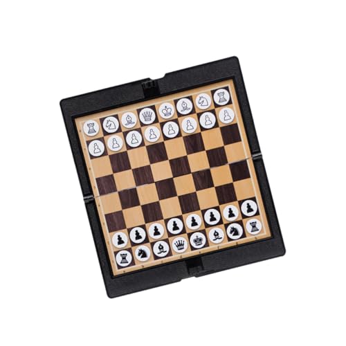 Gatuida Tragbares Faltbares Schachbrett mit Magnetischen Kunststoffspielsteinen Leichtes Reisetaugliches International Checkers Spiel Faltbar und Langlebig für Erwachsene und Zuhause Gatuida Tragbares Faltbares Schachbrett mit Magnetischen Kunststoffspielsteinen Leichtes Reisetaugliches International Checkers Spiel Faltbar und Langlebig für Erwachsene und Zuhause von Gatuida