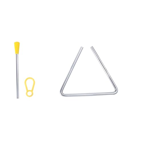 Gatuida Triangel Percussion Instrument aus Langlebigem Material Musikspielzeug für Kindergarten Früherziehung Hand Auge Koordination und Auditiven Fähigkeiten Gatuida Triangel Percussion Instrument aus Langlebigem Material Musikspielzeug für Kindergarten Früherziehung Hand Auge Koordination und Auditiven Fähigkeiten von Gatuida