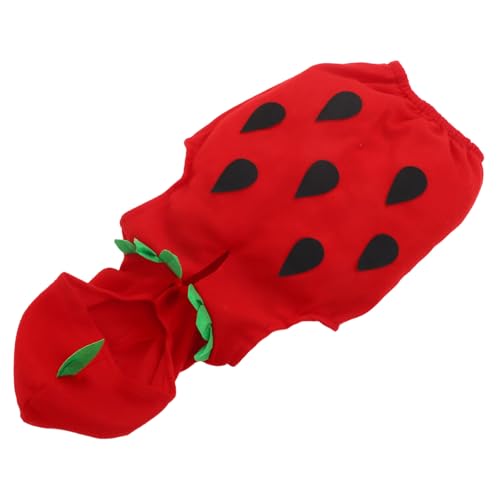 Gatuida Unisex Erdbeer Kostüm für Süßes Halloween Outfit mit Kapuze für Rollenspiele und Partys Jahre Rot Leicht zu Reinigen Komfortablem Material Gatuida Unisex Erdbeer Kostüm für Süßes Halloween Outfit mit Kapuze für Rollenspiele und Partys Jahre Rot Leicht zu Reinigen Komfortablem Material von Gatuida