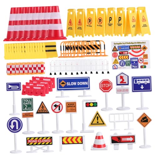 Gatuida Verkehrsschilder Spielset für Teiliges Kleines Verkehrszeichen Set mit Realistischen Straßen und Signalschildern Lernspielzeug für Verkehrssicherheit und Sandspieltisch Nutzung Gatuida Verkehrsschilder Spielset für Teiliges Kleines Verkehrszeichen Set mit Realistischen Straßen und Signalschildern Lernspielzeug für Verkehrssicherheit und Sandspieltisch Nutzung von Gatuida