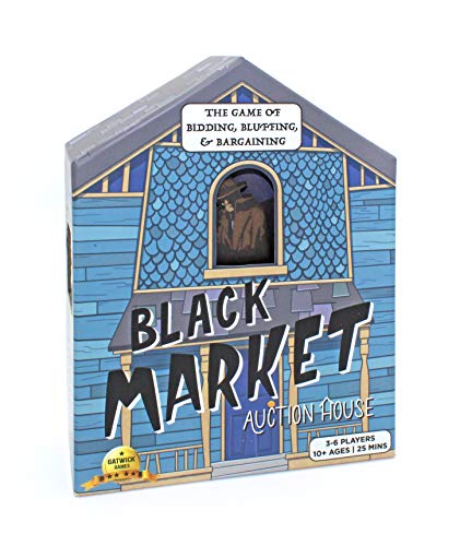 Black Market Auction House - A Game of Bidding, Bluffing & Bargaining, Adult Games for Game Night and Family Game Night, Board Games for Teens, 2-6 Players von Gatwick Games