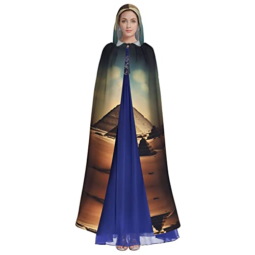 GaxfjRu Dreaming of the Pyramids of Khufu HD Printing Cape Costume - Halloween, Cosplay and More Unique hooded cloak.versatile costume von GaxfjRu