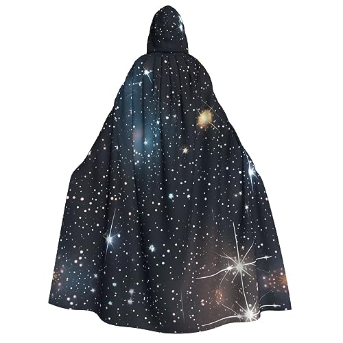 Sternbild Sternhaufen Galaxien Druck langer Kapuzenumhang Uni Kapuzenumhang Halloween Weihnachten Kostüme Party Umhang Dress Up von GaxfjRu