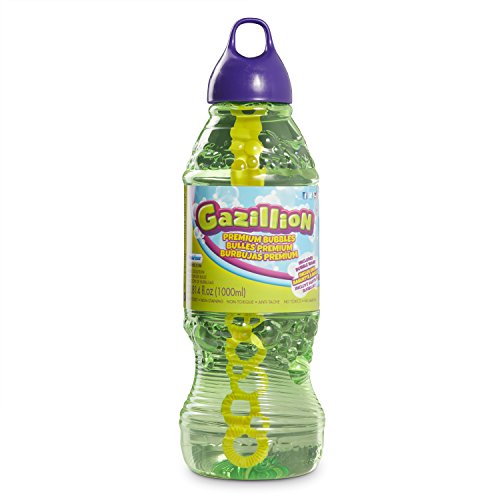 Gazillion Premium-Qualität – 1 Liter schadstofffreie Seifenblasenmischung/Lösung für Seifenblasenmaschinen, Seifenblasenstäbe und Partys. Sicher und schadstofffrei. Für Kinder ab 3 Jahren von Gazillion Bubbles