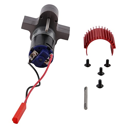 Gbloodst 370 GebüRsteter Motor + KüHlköRper Getriebe Satz Aus Aluminium mit Stahl ZahnräDern für C14 C24 B14 B24 B16 B36 6X6 Verbesserte Teile, von Gbloodst