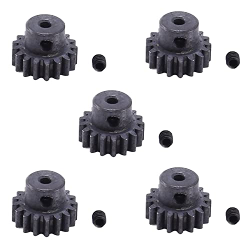 Gbloodst 5X Upgrade Metall 17 T Motor Getriebe Teile Ritzel Teile für A959 A979 A969 A949-24 Rc Auto Teile von Gbloodst