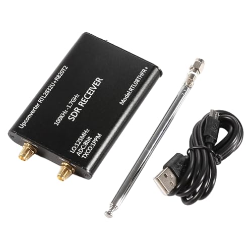 Gbloodst RTL-SDR-Receiver RTL2832U+R820T2 1PPM TXCO SDR Radioempfänger für AM FM CW LSB USB, einfache Installation von Gbloodst