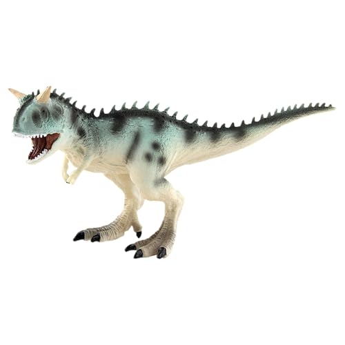 Gcerfby Dinosaurierspielzeugmodell, Carnotaurus Triceratops Desktop -Orament, Realistische -Statue, Bildungsspielzeug, Lustige Desktop -Origination, 21 cm, Realistisches Dinosaurierdesign Für Kinder von Gcerfby