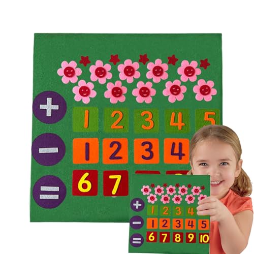 Gcerfby Lernzusatz- Und Subtraktionsspielzeuge, Interaktives Mathematikspiel, Digitales Lernspiel Im Vorschulen, Bildungsfilm, Lernkomponente, 30 X 30 cm, Einfach Zu Bedienen Für Childrens von Gcerfby