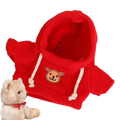 Gcerfby Stofftierkleidung,Kleidung für Stofftiere,Plüschkleidung | Niedliches Capybara-Kuscheltier-Shirt, -Puppen-Outfits, Zubehör, Pullover für Kinder, und Mädchen, 7,87 bis 9,84 Zoll große Puppen von Gcerfby