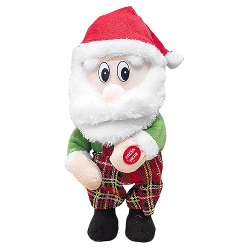 Interactive Twerking Santa Doll, Dancing Santa With Music, Electric Christmas Plush Toy With Singing and Dancing Features, Musical Holiday Decoration for Family Fun, Ideal Gif't for the Festive Season von Gcerfby