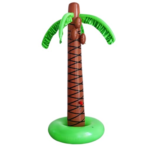 1pc aufblasbare Palmen Sprinkler für Kinder, 27,6 x 62,2 Zoll PVC aufblasbarer Sprinkler, Außenwasserspielzeug für Sommer -Hawaiian -Pool -Party -Hinterhof. von Gcroet