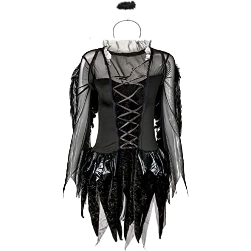 Gcroet Halloween Frauen Kostüme gefallen Engel Kostüm Schwarze Bat gefallene Angel Devil Vampire Witch Kleid Erwachsene Cosplay m .. von Gcroet