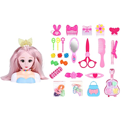 Kinder Haarstyling Head Doll Girls Haarstyling Puppenkopfspielzeug für Geschenk 24 Prozent. von Gcroet