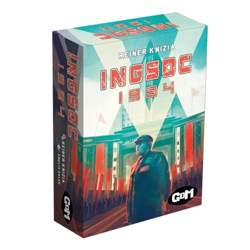 GDM - INGSOC 1984 - Brettspiel - Roll & Write Game - 2 bis 4 Spieler - ab 10 Jahren - 20 Min. von Gdm Games