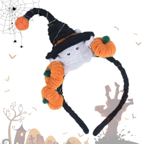 Gdnhovfnxe Halloween Haarband,Halloween Haarband | Leuchtendes Halloween-Kopfschmuck-Herstellungsset,Haarschmuck, Halloween-Kostüm-Kopfbedeckung, Verkleidungszubehör für Karnevals-Cosplay von Gdnhovfnxe