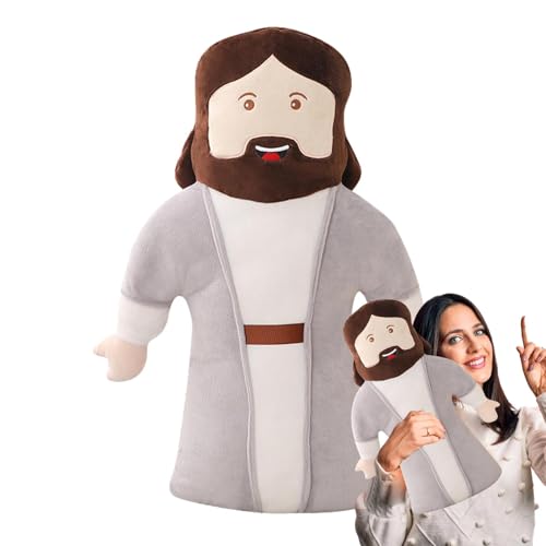 Gdnhovfnxe Jesus-Stoffpuppe,Stoff-Jesus-Plüschpuppe, 19,7-Zoll-Jesus-Plüschpuppenspielzeug, Religiöser Retter Jesus, gefüllter Plüsch, Plüsch-Christus, religiöser Retter Jesus, gefüllte christliche von Gdnhovfnxe