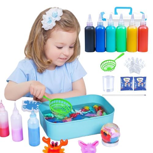 Gdnhovfnxe Magic Elf Wasserspielzeug, Aqua Gelz Kreativ Set, 25,5x17,5x8cm Magischer Wasserelfe Magic Water, Wassergel Spielzeug, Handgemachtes Wasserspielzeug Für Kinder, Aqua Fairy Toy Set von Gdnhovfnxe