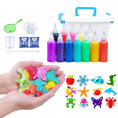 Gdnhovfnxe Magic Elf Wasserspielzeug, Aqua Gelz Kreativ Set, 25,5x17,5x8cm Magischer Wasserelfe Magic Water, Wassergel Spielzeug, Handgemachtes Wasserspielzeug Für Kinder, Aqua Fairy Toy Set von Gdnhovfnxe