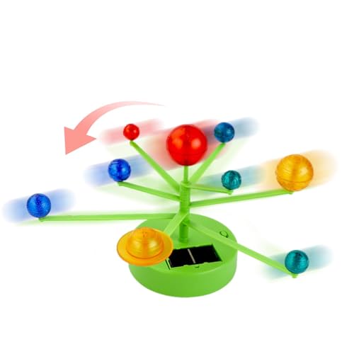 Gdnhovfnxe Modell des Sonnensystems, Planeten des Sonnensystems | Wissenschaftsset zum Sonnensystem,3D-Sonnensystem-Spielzeug, Lernspielzeug, Weltraum-Stielspielzeug für und Mädchen ab 3 Jahren von Gdnhovfnxe