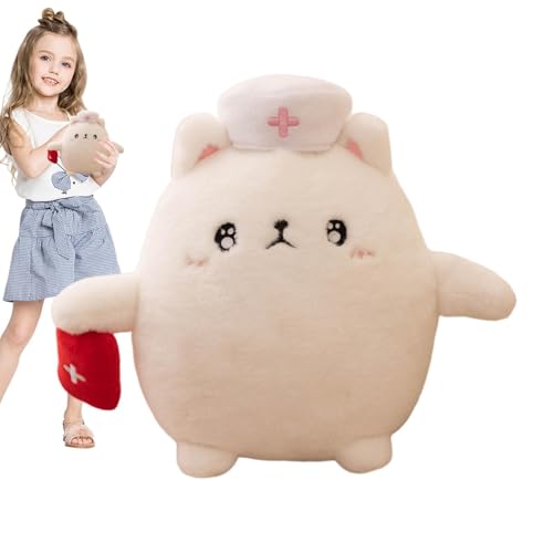 Gdnhovfnxe Süße Kuscheltiere,Plüschtiere zum Kuscheln,Katzenplüschtier | 8,66-Zoll-Cartoon-Anime-Kissen, Stofftier-Plüschtiere für Kinder, und Mädchen, Heimdekoration von Gdnhovfnxe